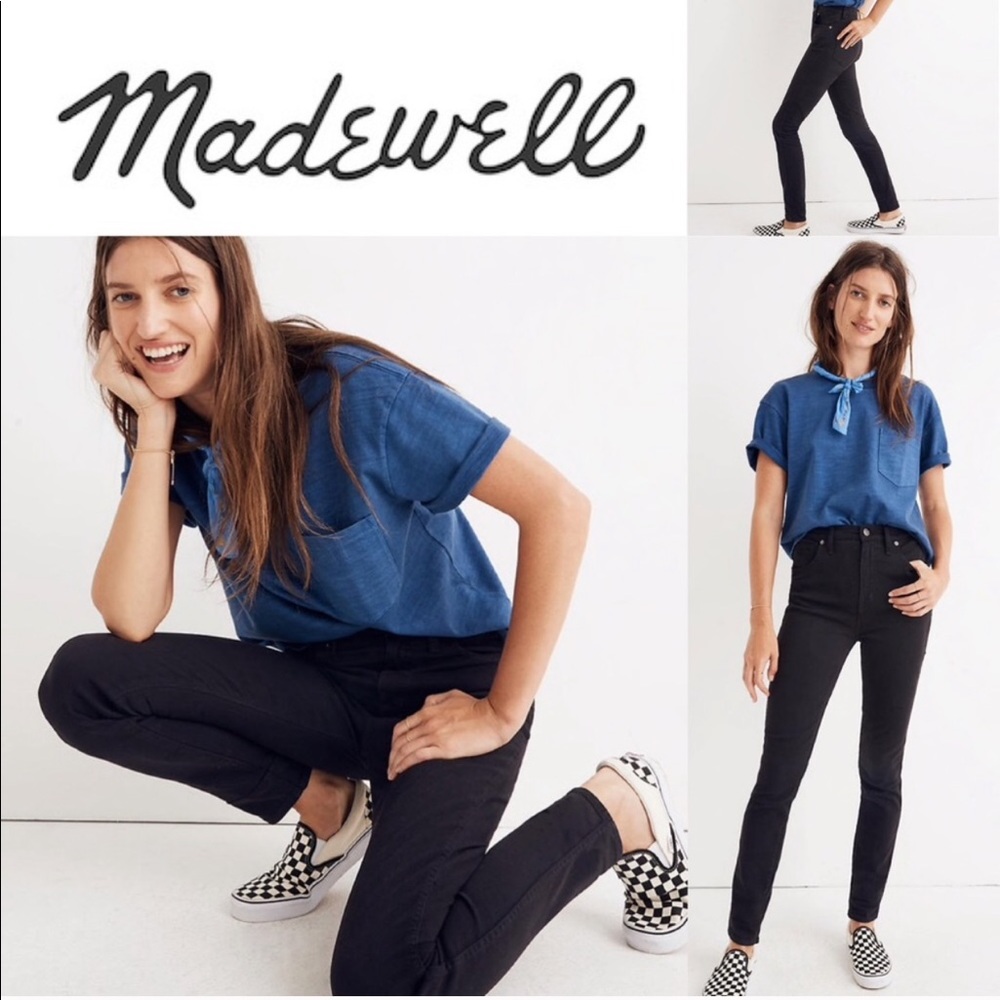 Madewell 10" High-Rise Skinny Jeans Johnny Wash 24